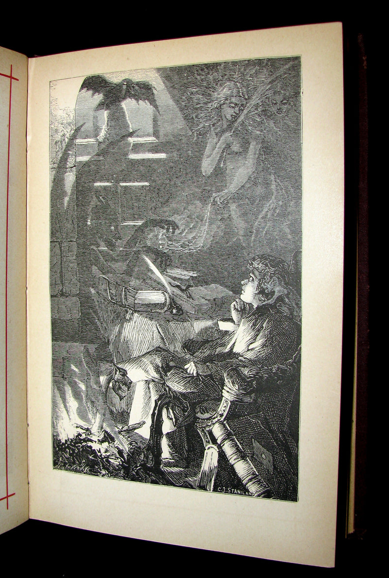 1881 Rare Victorian Book - Poems of Edgar Allan POE (The Raven, Lenore, Ulalume, ...)