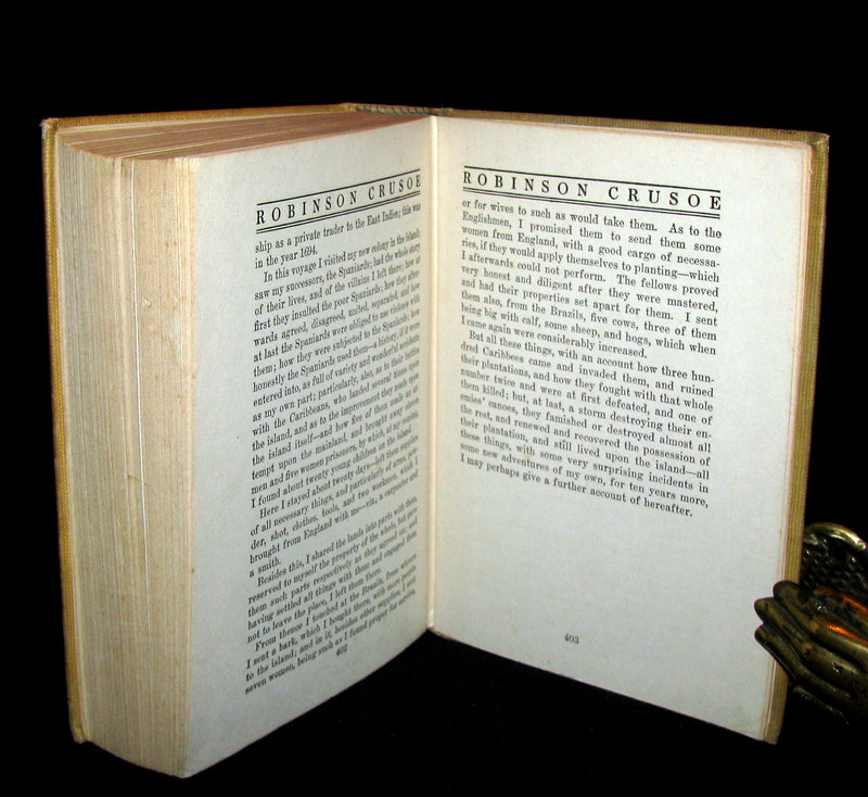 1920 Rare Book - Robinson Crusoe illustrated by Elenore Plaisted Abbott.