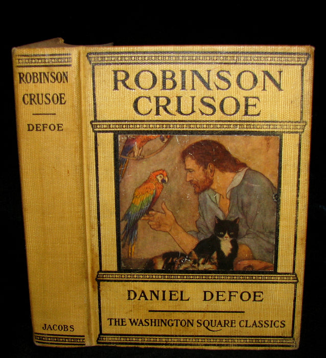 1920 Rare Book - Robinson Crusoe illustrated by Elenore Plaisted Abbott.