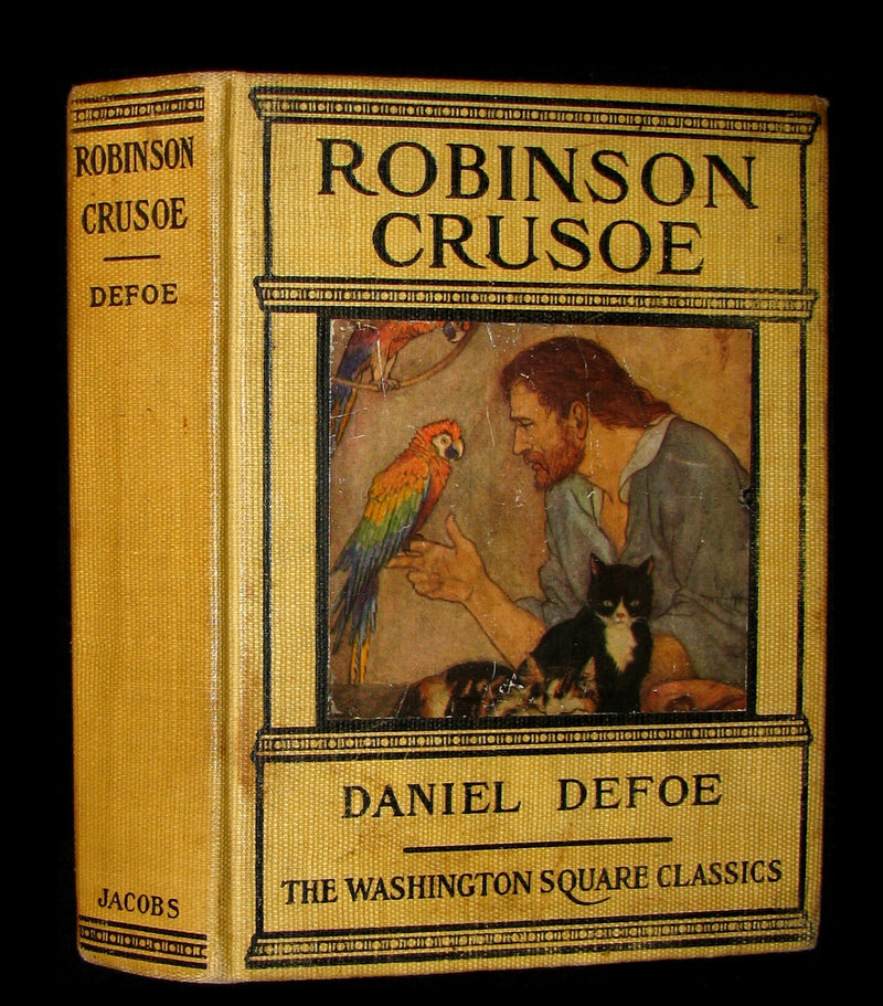 1920 Rare Book - Robinson Crusoe illustrated by Elenore Plaisted Abbott.