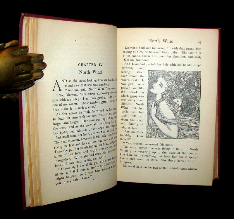 1930 Rare Book - AT THE BACK OF THE NORTH WIND by George MacDonald.