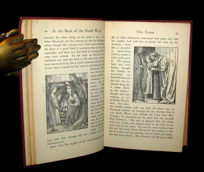 1930 Rare Book - AT THE BACK OF THE NORTH WIND by George MacDonald.