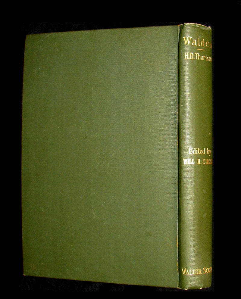 1886 Rare Victorian Book - WALDEN or, Life in the Woods by Henry David Thoreau