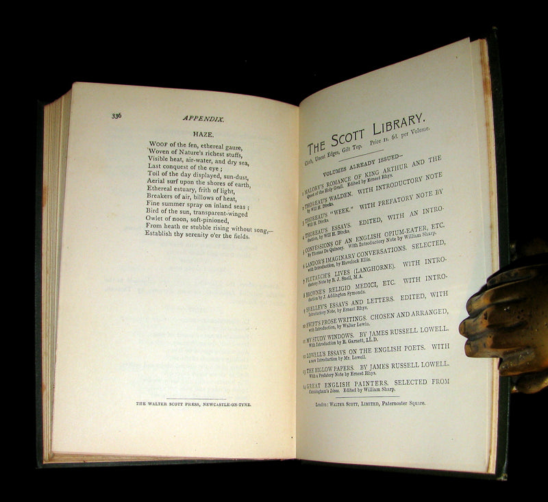 1886 Rare Victorian Book - WALDEN or, Life in the Woods by Henry David Thoreau