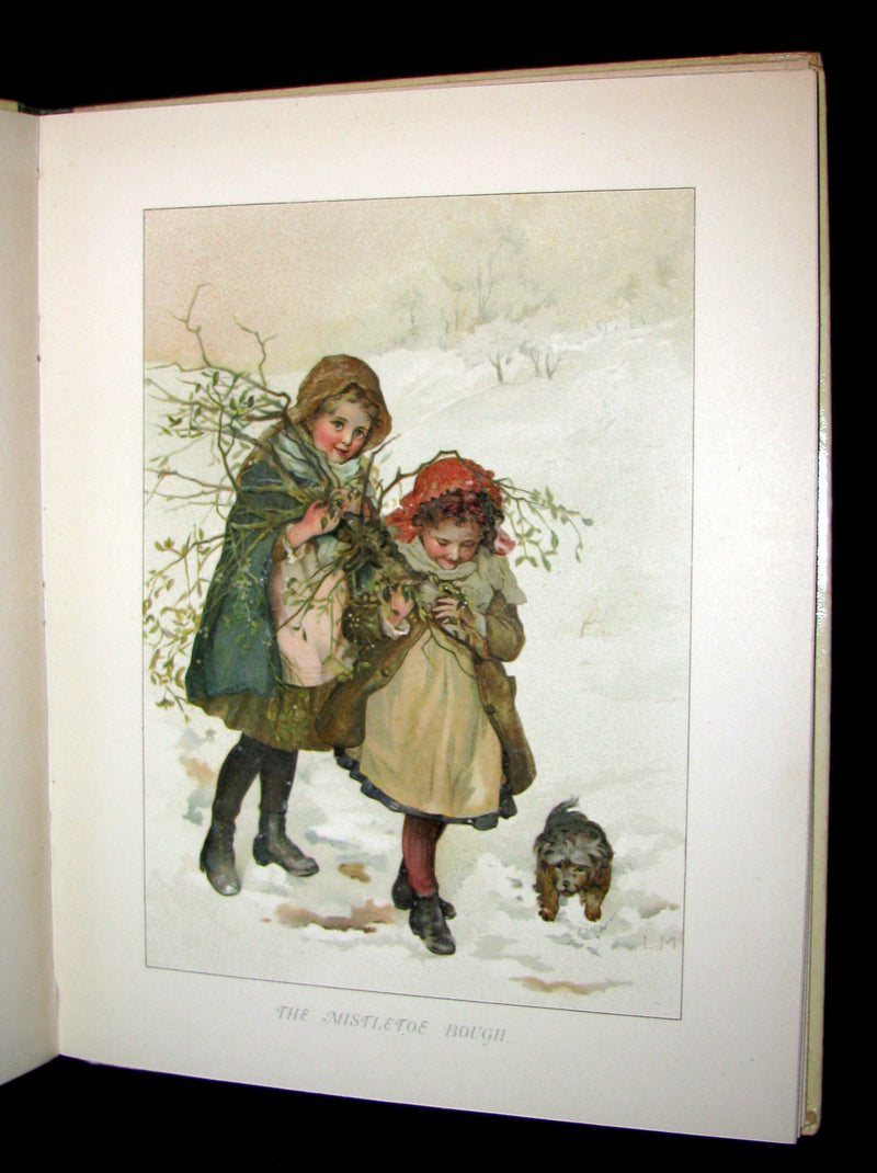 1880's Scarce Victorian Book ~ The Christmas Tree Fairy illustrated by Lizzie Lawson Mack