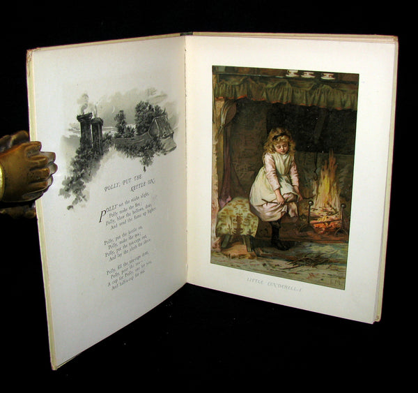 1880's Scarce Victorian Book ~ The Christmas Tree Fairy illustrated by Lizzie Lawson Mack