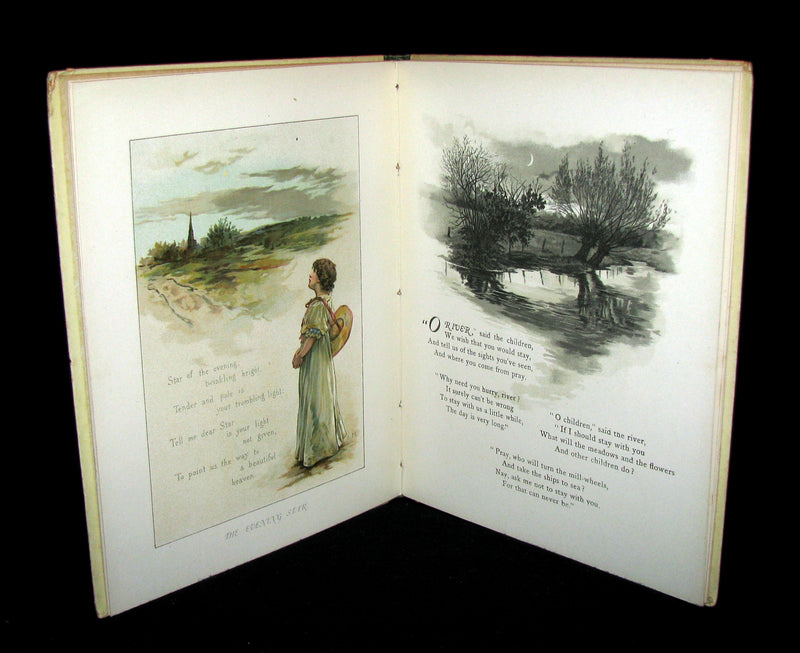 1880's Scarce Victorian Book ~ The Christmas Tree Fairy illustrated by Lizzie Lawson Mack