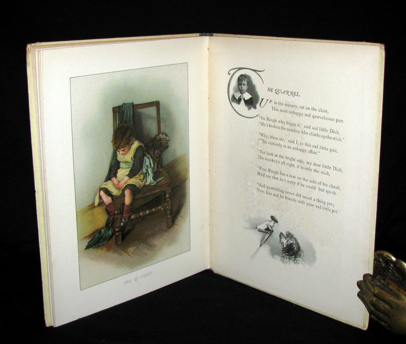 1880's Scarce Victorian Book ~ The Christmas Tree Fairy illustrated by Lizzie Lawson Mack