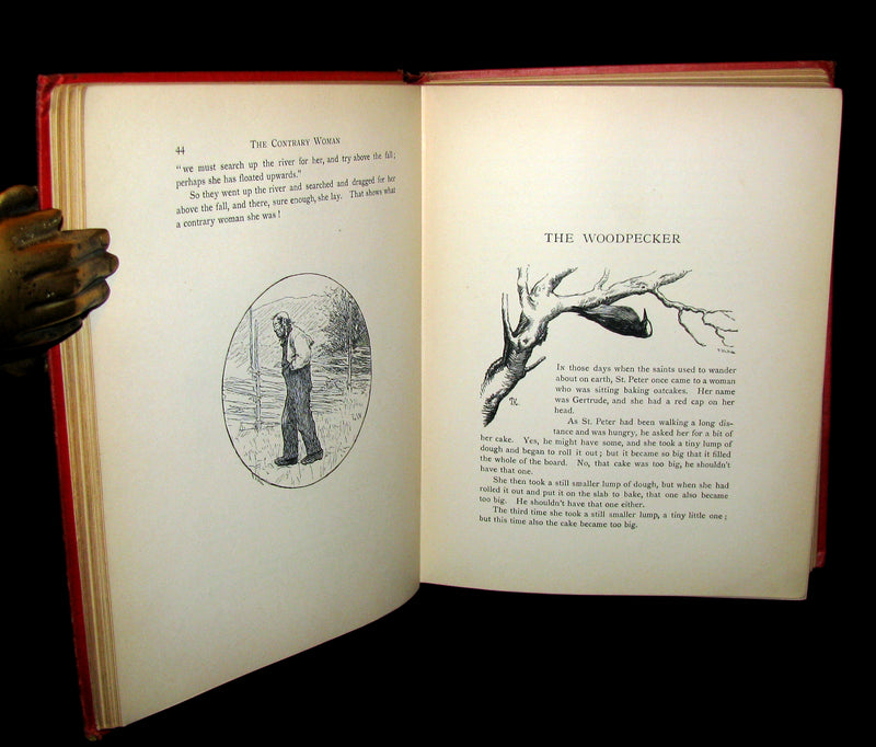 1897 Scarce English 1stED Book - Norwegian Fairy Tales from the Far North by Asbjørnsen
