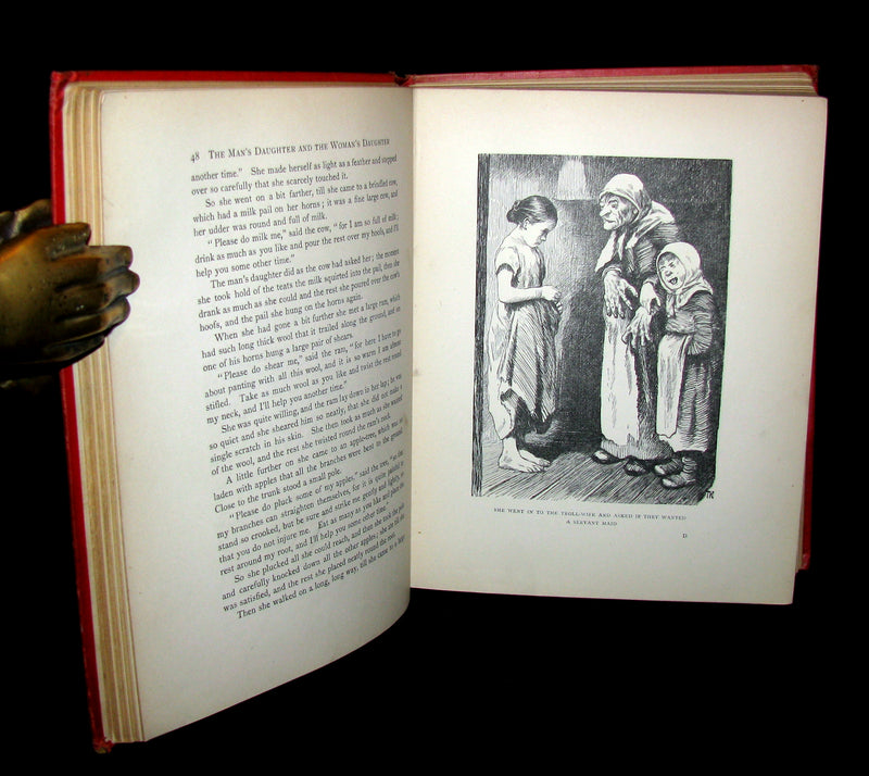 1897 Scarce English 1stED Book - Norwegian Fairy Tales from the Far North by Asbjørnsen