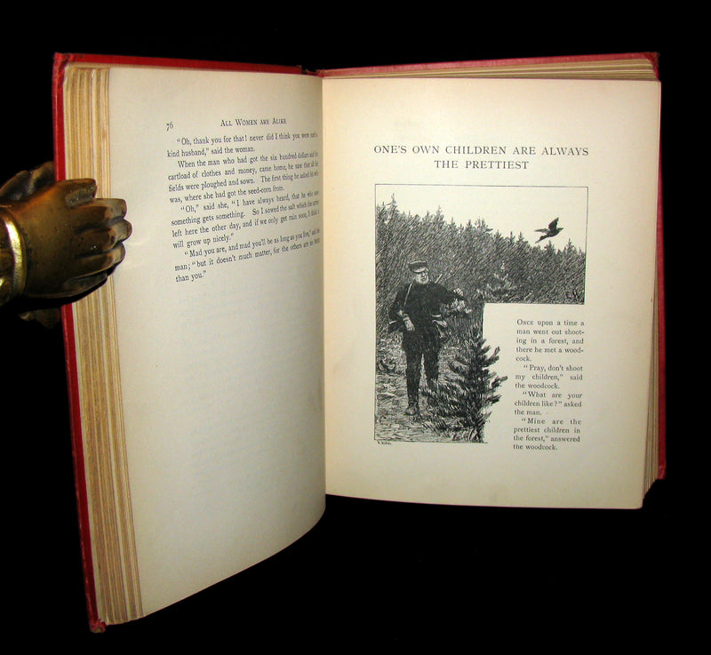 1897 Scarce English 1stED Book - Norwegian Fairy Tales from the Far North by Asbjørnsen