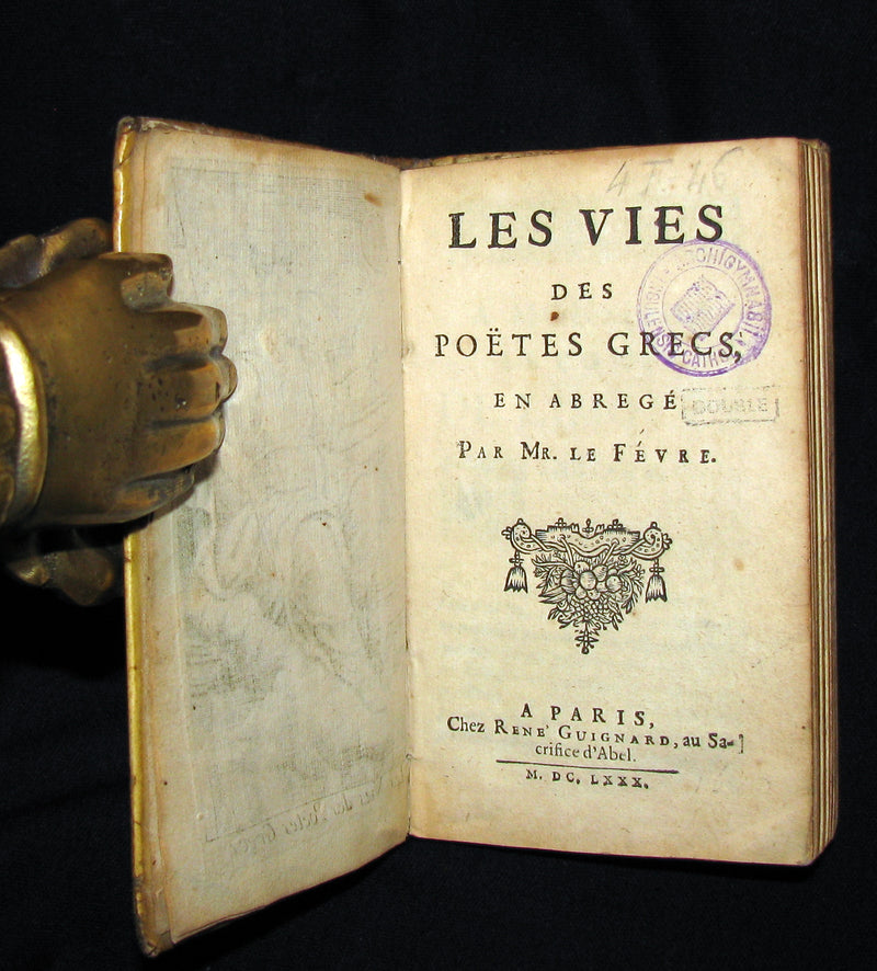 1680 Rare French Book - Machiavelli's fable Belfagor arcidiavolo ('The Devil takes a Wife').