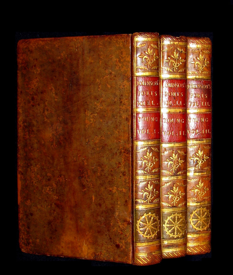 1779 Rare Book set ~ Poems of Edward Young. The Complaint: or, Night-Thoughts.