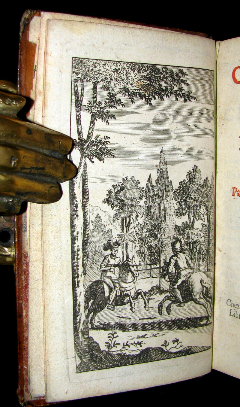 1726 Rare French Book -  Knights Errant - LES CHEVALIERS ERRANS by Comtesse d'Auneuil