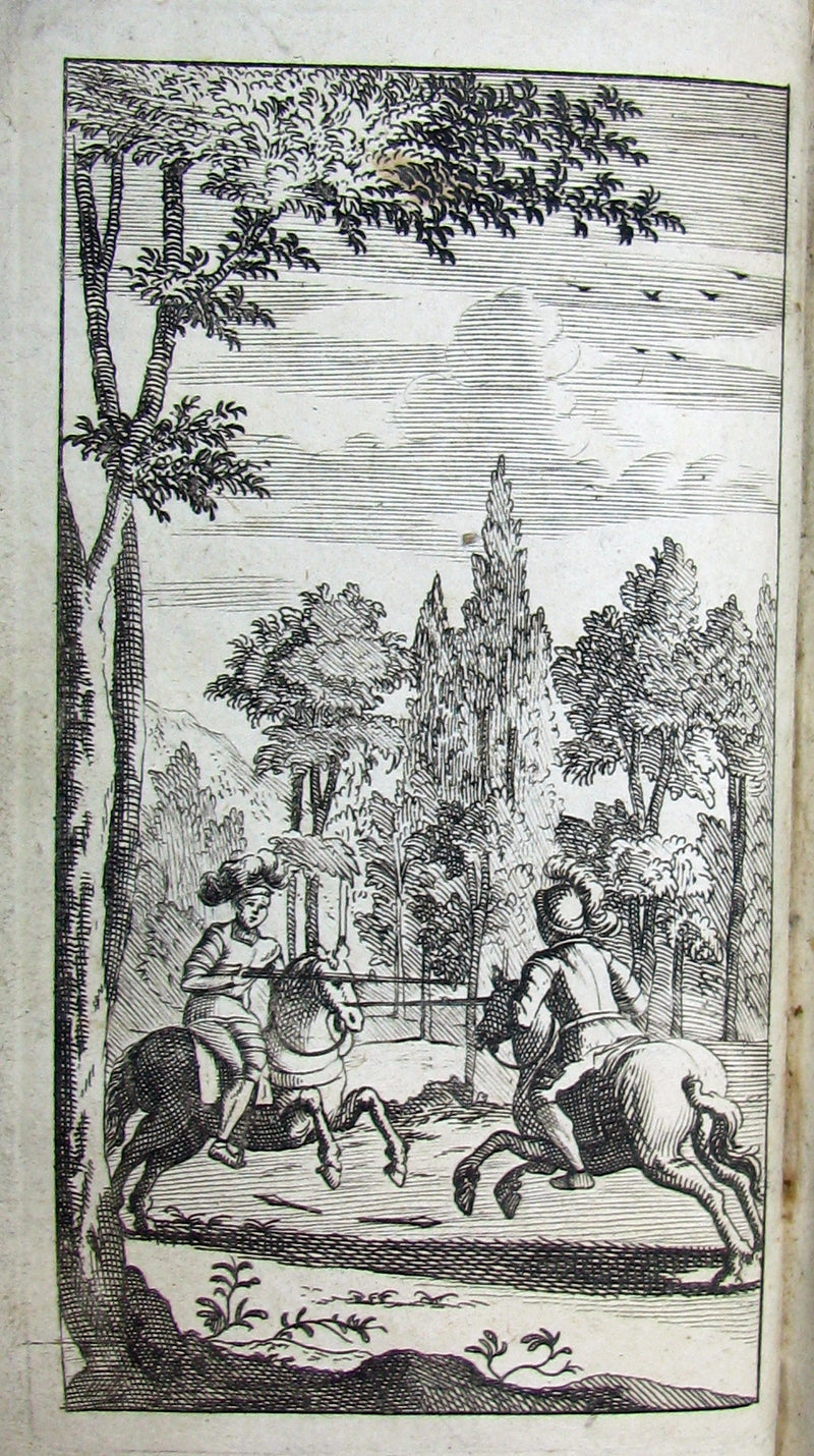 1726 Rare French Book -  Knights Errant - LES CHEVALIERS ERRANS by Comtesse d'Auneuil