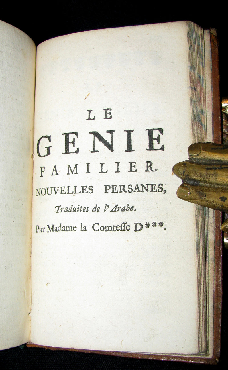 1726 Rare French Book -  Knights Errant - LES CHEVALIERS ERRANS by Comtesse d'Auneuil