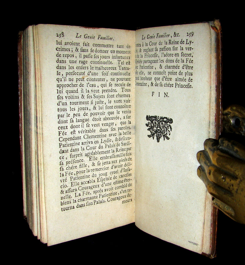 1726 Rare French Book -  Knights Errant - LES CHEVALIERS ERRANS by Comtesse d'Auneuil