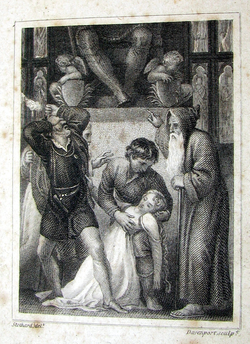 1823 Scarce edition Gothic Book - The Castle of Otranto, a Gothic Story by Horace Walpole