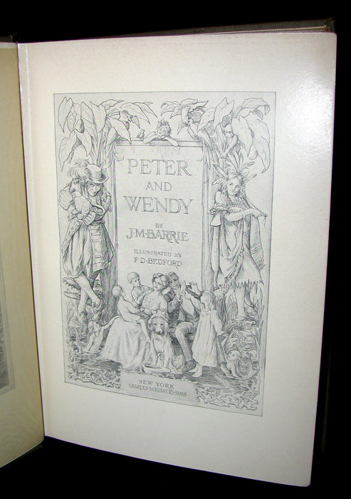 1911 Rare Book  - Peter Pan First Edition - Peter and Wendy by James Matthew Barrie