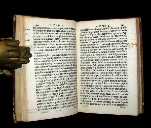1598 Scarce Latin Book - Peregrini's Affections of the Soul - Love, Desire, Joy, Sadness, Anger, ...