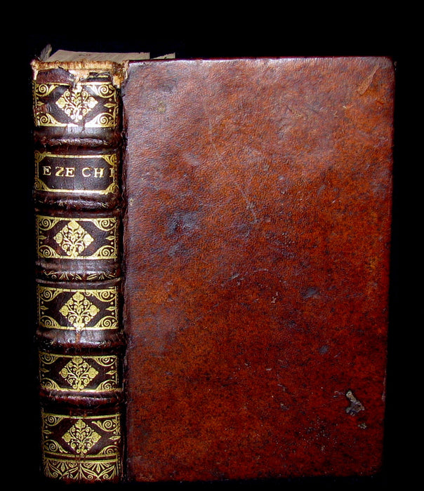 1694 Rare Latin French Book Bible - Book of EZEKIEL - EZECHIEL by Le Maistre de Sacy