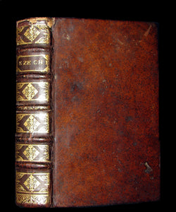 1694 Rare Latin French Book Bible - Book of EZEKIEL - EZECHIEL by Le Maistre de Sacy