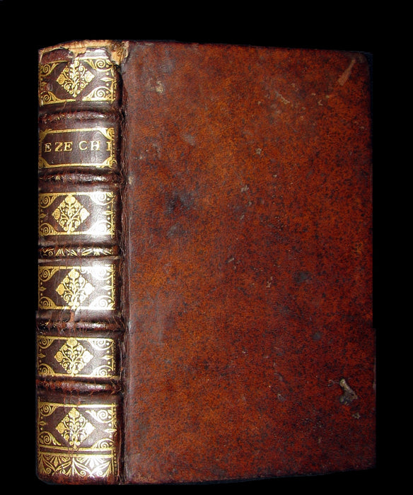 1694 Rare Latin French Book Bible - Book of EZEKIEL - EZECHIEL by Le Maistre de Sacy