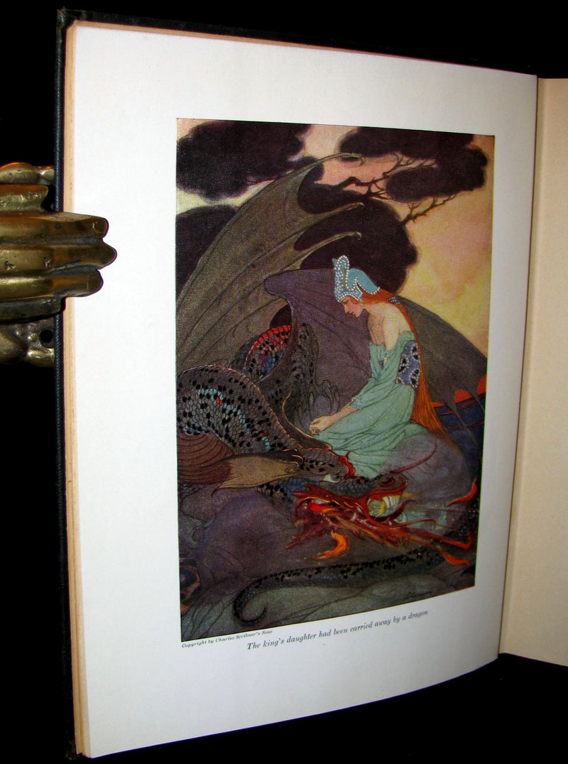 1933 Rare Book ~ Grimm's Fairy Tales Selected and Illustrated by Elenore Abbott.