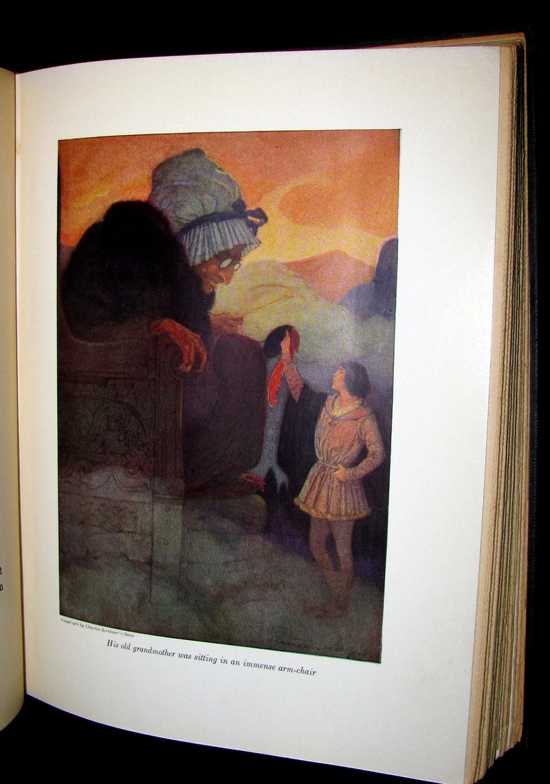 1933 Rare Book ~ Grimm's Fairy Tales Selected and Illustrated by Elenore Abbott.