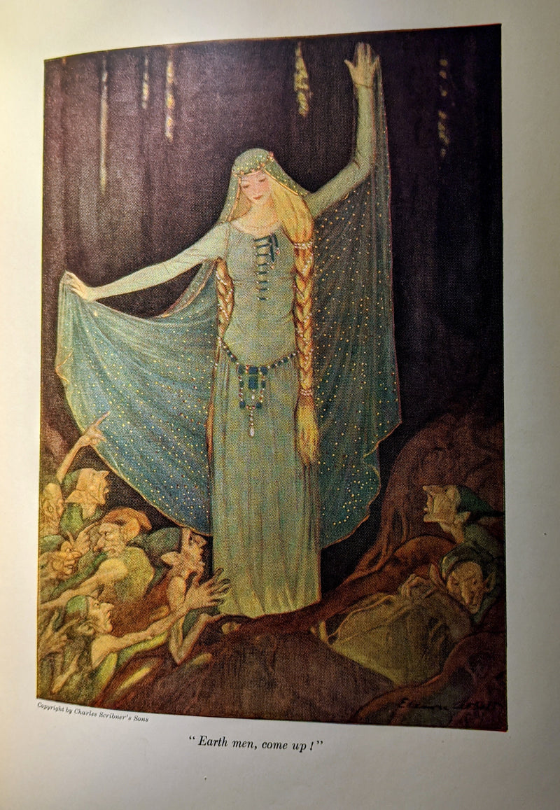 1933 Rare Book ~ Grimm's Fairy Tales Selected and Illustrated by Elenore Abbott.