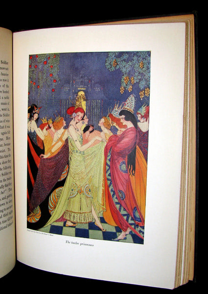 1933 Rare Book ~ Grimm's Fairy Tales Selected and Illustrated by Elenore Abbott.