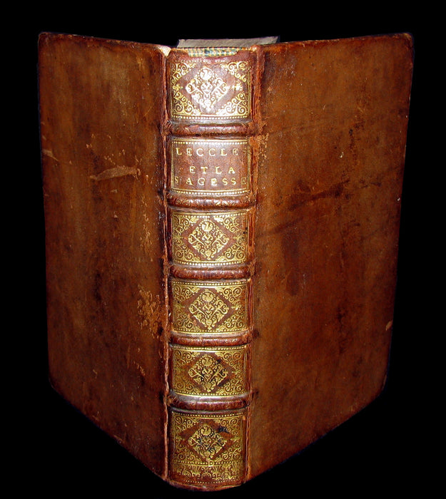 1701 Rare Latin French Book Bible - ECCLESIASTES of King Solomon by Le Maistre de Sacy