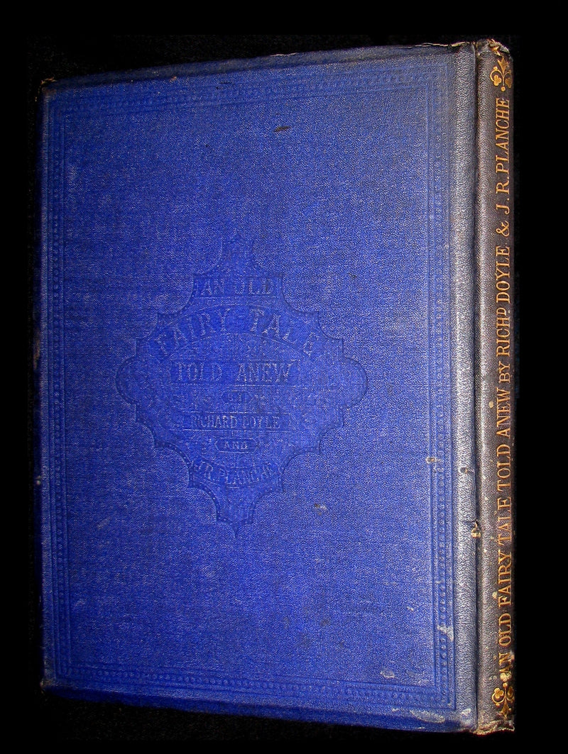 1865 Scarce Victorian Book - An Old Fairy Tale Told Anew (The Sleeping Beauty) with illustrations by R. Doyle