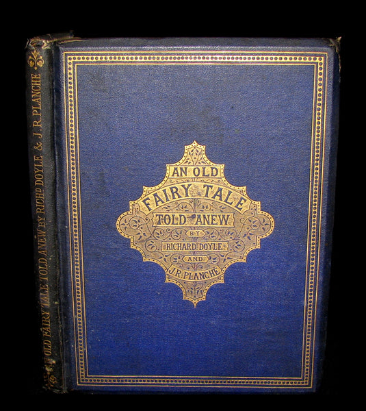 1865 Scarce Victorian Book - An Old Fairy Tale Told Anew (The Sleeping Beauty) with illustrations by R. Doyle