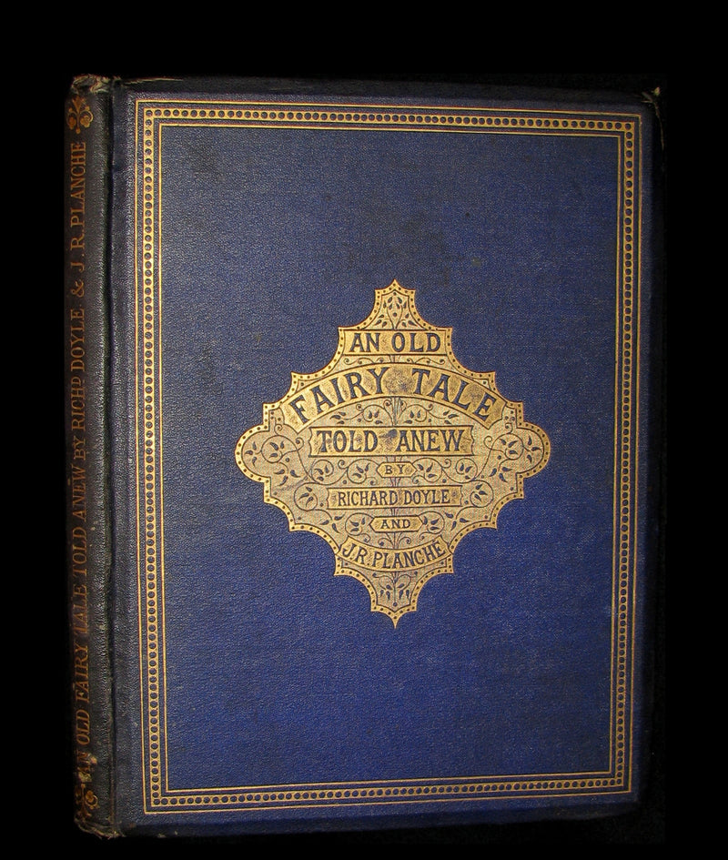 1865 Scarce Victorian Book - An Old Fairy Tale Told Anew (The Sleeping Beauty) with illustrations by R. Doyle