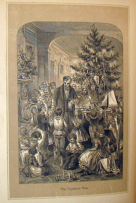 1880 Scarce Victorian Book ~ CHRISTMAS in Art and Song, Illustrated.