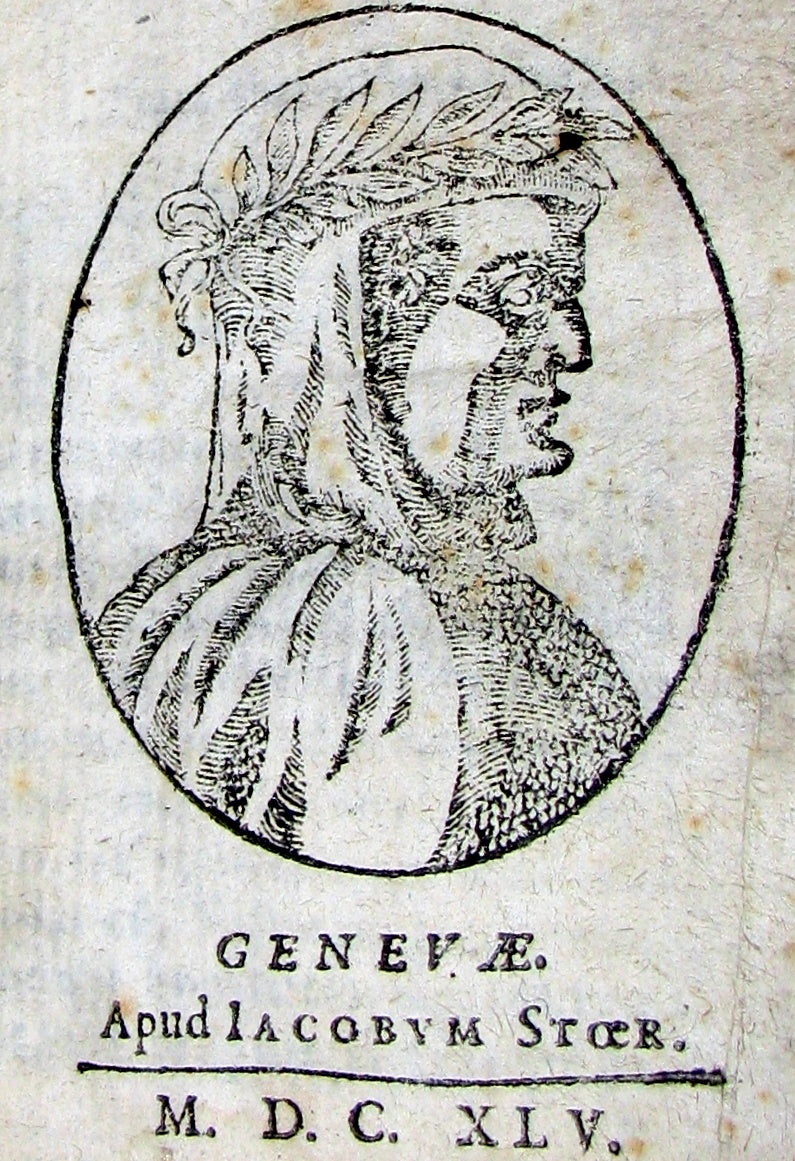 1645 Rare Latin Book - Francesco Petrarca - Petrarch's Remedies for Fortune Fair and Foul