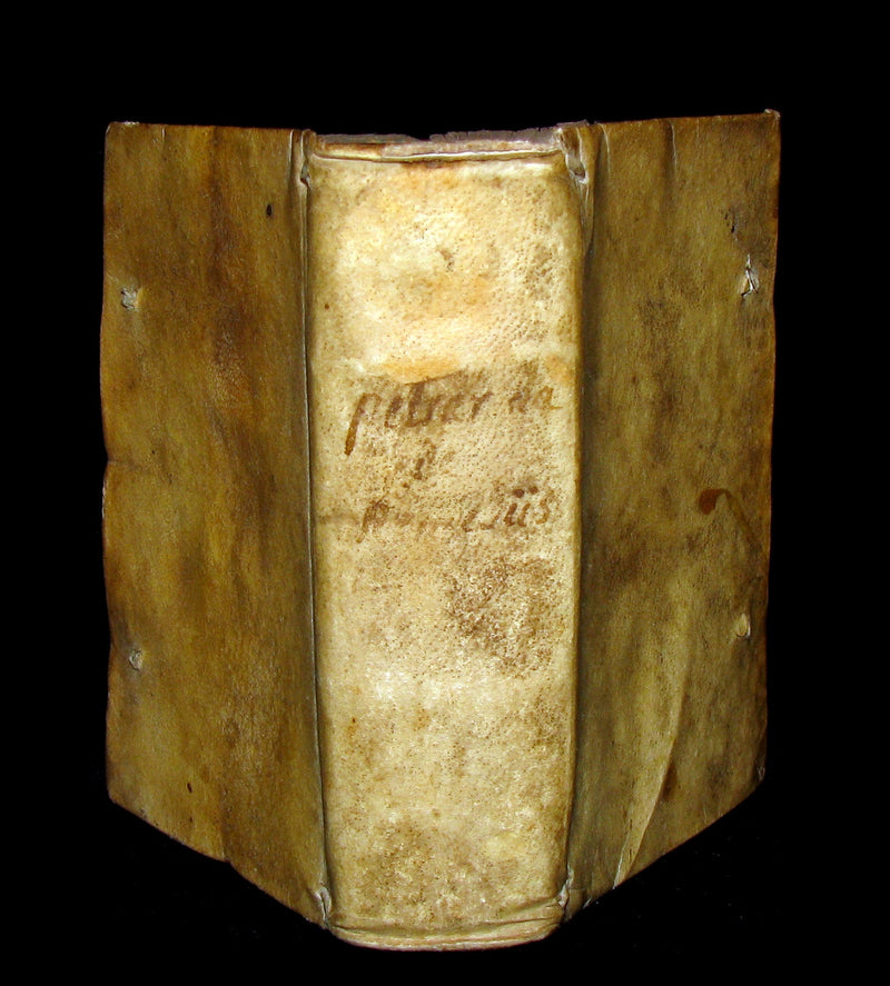 1645 Rare Latin Book - Francesco Petrarca - Petrarch's Remedies for Fortune Fair and Foul