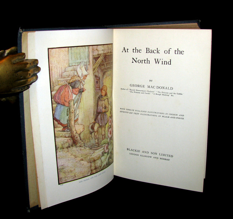 1911 Rare Edition - AT THE BACK OF THE NORTH WIND by George MacDonald