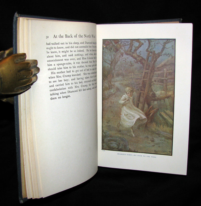 1911 Rare Edition - AT THE BACK OF THE NORTH WIND by George MacDonald