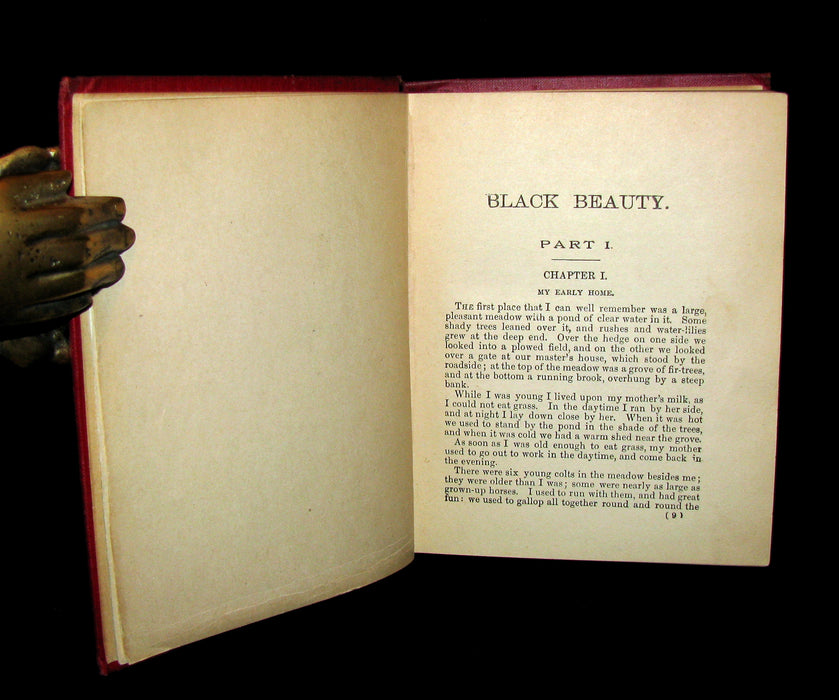 1900 Rare Book - BLACK BEAUTY, the Autobiography of a Horse by Anna Sewell.