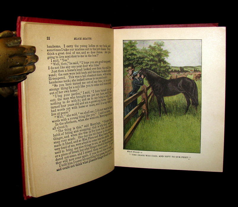 1900 Rare Book - BLACK BEAUTY, the Autobiography of a Horse by Anna Sewell.