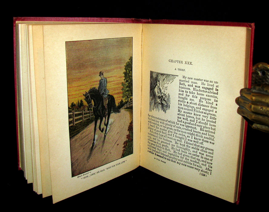 1900 Rare Book - BLACK BEAUTY, the Autobiography of a Horse by Anna Sewell.