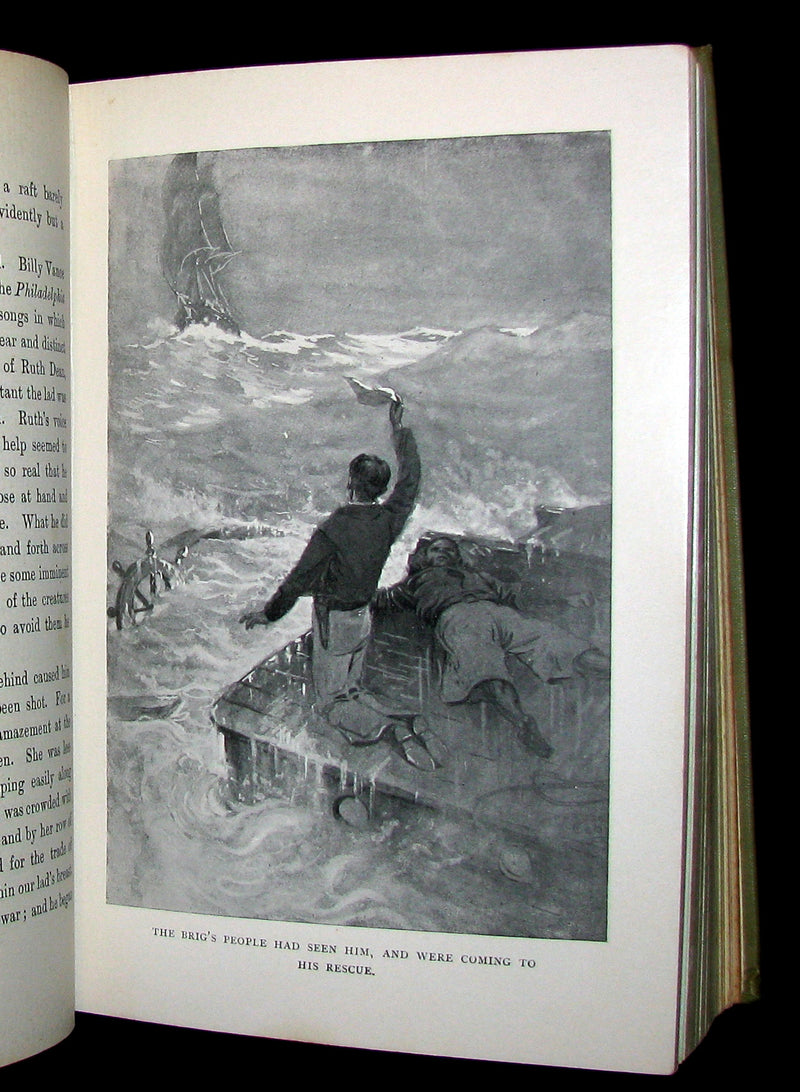1898 Rare First Edition Book - In Pirate Waters, a Tale of the American Navy by Kirk Munroe