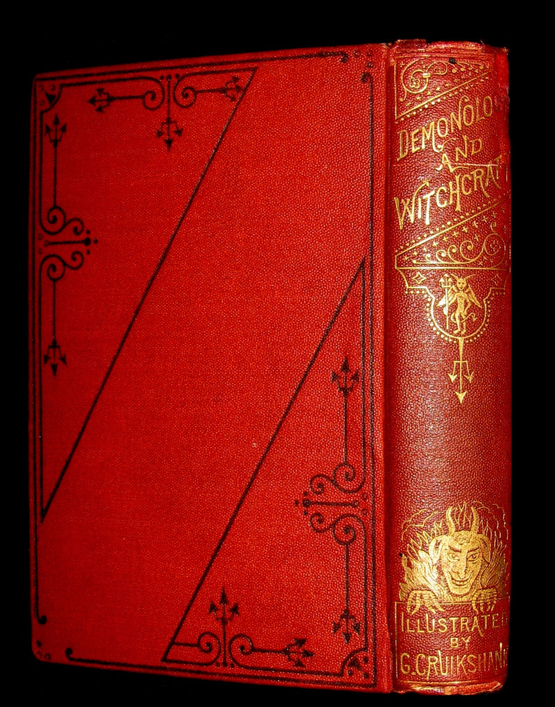 1868 Scarce Edition  - Demonology & Witchcraft - WITCHES & FAIRIES Illustrated by Cruikshank