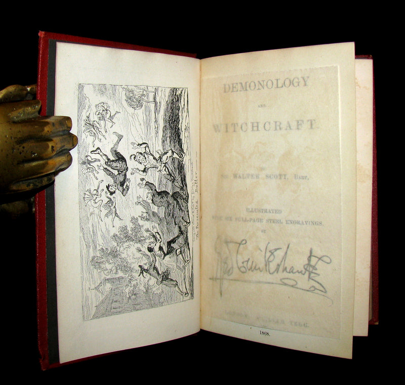 1868 Scarce Edition  - Demonology & Witchcraft - WITCHES & FAIRIES Illustrated by Cruikshank