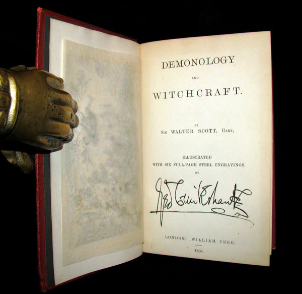 1868 Scarce Edition  - Demonology & Witchcraft - WITCHES & FAIRIES Illustrated by Cruikshank