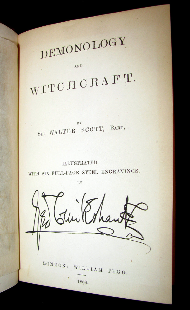 1868 Scarce Edition  - Demonology & Witchcraft - WITCHES & FAIRIES Illustrated by Cruikshank