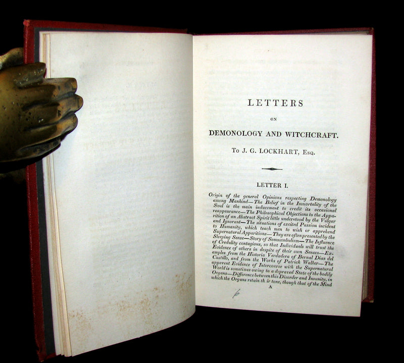 1868 Scarce Edition  - Demonology & Witchcraft - WITCHES & FAIRIES Illustrated by Cruikshank