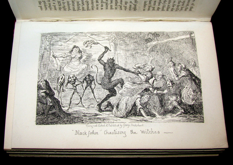 1868 Scarce Edition  - Demonology & Witchcraft - WITCHES & FAIRIES Illustrated by Cruikshank